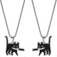 thumbnail image 1 of Collar de gato Yashi colgante de gato asesino negro 2 piezas, 1 of 4