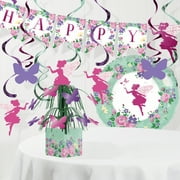 Floral Fairy Sparkle Birthday Decorations Kit