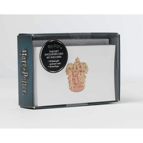 Harry Potter: Harry Potter: Gryffindor Foil Gift Enclosure Cards (Set of 10) (Paperback)