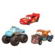 thumbnail image 1 of Mattel Disney and Pixar Cars Mini Racers, Paquete de 3 peque&ntilde;os Coches y Camiones de Juguete fundidos a presi&oacute;n inspirados en Personajes Favoritos (los Estilos Pueden Mattel NA, 1 of 6