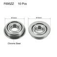 thumbnail image 2 of F695ZZ Flange Ball Bearing 5x13x4mm Double Metal Shielded (GCr15) Chrome Steel Bearings 10 pcs, 2 of 3