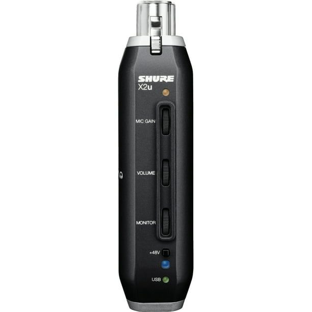Shure X2u XLRtoUSB Microphone Adapter