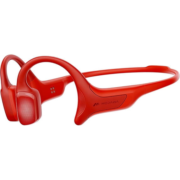 Restored mojawa HaptiFit Terra Advanced Smart Sports Wearable, Open Ear Bluetooth Bone Conduction Headphones with Mic and 32GB MP3, Waterproof Wireless Earphones for Workouts, Swimming and Running (Refurbished)