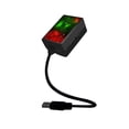 thumbnail image 1 of Luz de noche Proyector de luz nocturna USB Lámpara de atmósfera interior Proyección Luz nocturna 3 modos de iluminación Decoración de cuello flexible para techo de coche Dormitorio 1 1, 1 of 5
