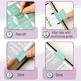 thumbnail image 3 of Mr. Pen- Bible Tabs, 75 Tabs, Jade Veil, Laminated Bible Tabs for Women and Men, 3 of 5