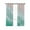 green, variant on Boho Beach Waves Blackout Curtains 84 Inches Length, Gradient Coastal Blue Water Gradient Window Treatment Thermal Insulated Drapes for Bedroom Living Room 2 Panels 84x84 Inches