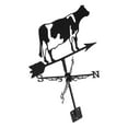 thumbnail image 2 of Veleta de vaca con indicador de dirección del viento, veleta de estilo europeo para techo, jardín y Patio, 1 Juego, 2 of 7