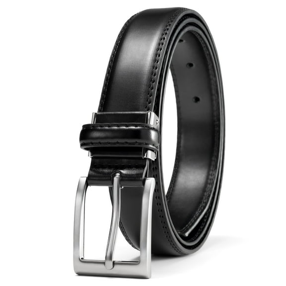 Maikun Belts for Men Black Belt Men Dress Belt For Casual Suits Jeans Uniform