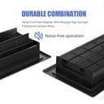 thumbnail image 3 of 4X12 in Floor Register, Adjustable Heavy Duty Steel Floor Vents Decor Covers with Rust Resistant Coated Surface for Home Office Walls Floor , Bronze, 3 of 7