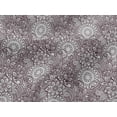 thumbnail image 4 of oneOone Viscose Jersey Chocolate Brown Fabric Floral Mandala Diy Clothing Quilting Fabric Print Fabric By Yard 60 Inch Wide, 4 of 5