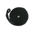 thumbnail image 2 of , Mooring Rope, Boat Ropes Dock Ties, Boat Rope with Loop, Boat Bumper Rope for Docking Yacht Sailboat Black, 2 of 10