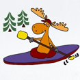 thumbnail image 2 of CafePress - Kayaking Moose Body Suit - Baby Light Bodysuit, Size Newborn - 24 Months, 2 of 4
