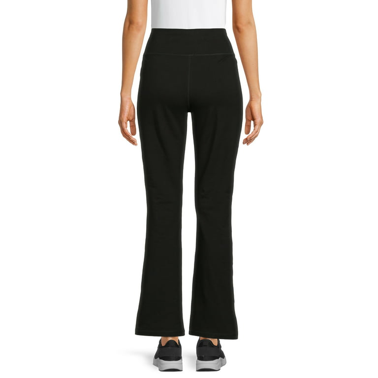 Athletic Works Women's and Women's Plus Stretch Cotton Blend Straight Leg  Pants 