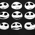 thumbnail image 3 of Disney - The Nightmare Before Christmas - Skully Moods - Toddler & Youth Long Sleeve Graphic T-Shirt, 3 of 5