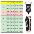 thumbnail image 4 of Un traje de baño de playa de aguas termales delgado de una pieza negro de estilo chino antiguo para mujer con falda cruzada, 4 of 5
