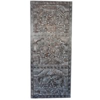 Mogul Antique Carved Kamasutra Love Desire Vintage Panel Bedroom Décor Wall Hanging