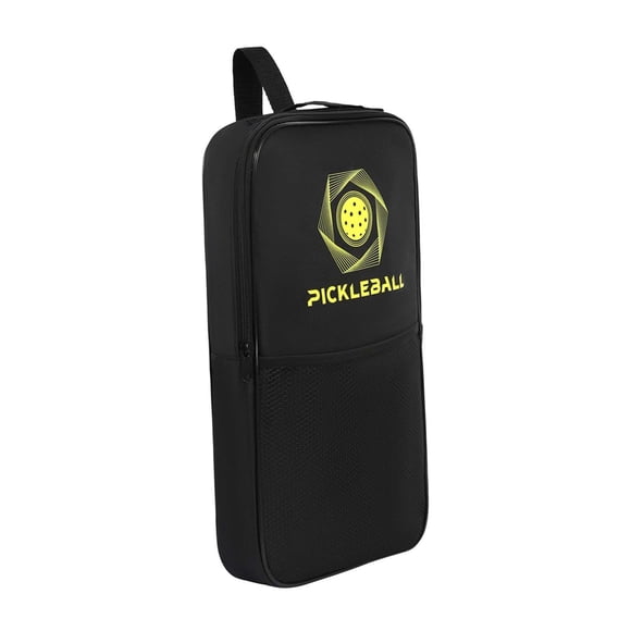 Pickleball -Racket Bag Light Bold Bag Sostiene 2 paletas 4 bolas de paleta -Bolsas de almacenamiento para viajar al aire libre entrenamiento