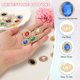 thumbnail image 3 of 20 Piezas de Botones de Strass, Piedras de Strass de Base Plana para Coser con Gemas de Espejo de Base Metálica para Embellecimientos de Manualidades para Ropa, Zapatos, Sombreros, Bolsas, Azul Oscuro, 3 of 6
