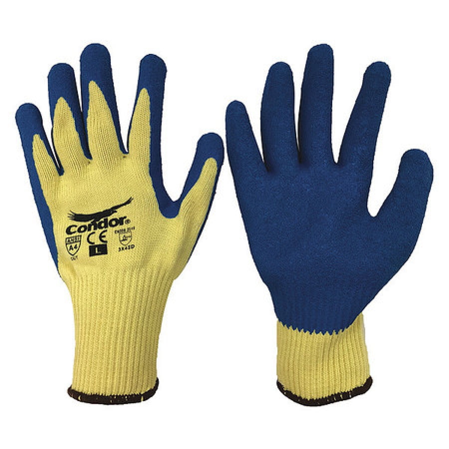 Condor CONDOR 21AH62 Cut Resistant Coated Gloves, A4 Cut Level