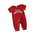 thumbnail image 2 of SUNSIOM Unisex Baby One-Piece Jumpsuit Summer Short Sleeve Printed Rompers, 2 of 8
