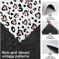 thumbnail image 3 of Pink and Black Of Leopard Print Kitchen Rugs Sets Of 3,Kitchen Runner Rugs Non Skid Washable,Decorative Kitchen Floor Mats for Kitchen,Sink,Laundry,17"x30"+ 17"x47" + 17"x59", 3 of 6