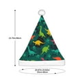 thumbnail image 3 of Balery Colorful Dinosaurs Pattern Santa Hat Christmas Hat Funny Christmas Hat Christmas Knitted Beanie Hat For Men Women Adult, 3 of 6