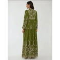 thumbnail image 6 of Printed Long Sleeve Viscose Maxi Dress, 6 of 7