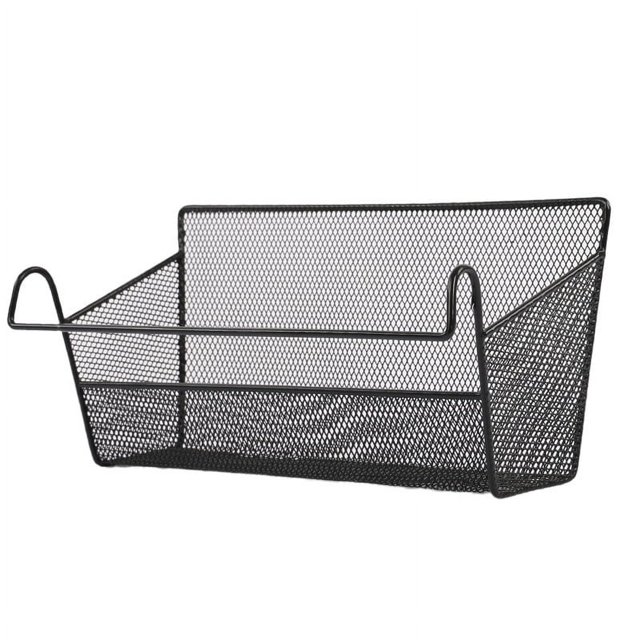 Cestas de almacenamiento para dormitorio, estante de almacenamiento para oficina, hogar, escuela, dormitorio, litera, color negro