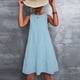 thumbnail image 5 of Vestido Sin Mangas Con Gradas Vestido Con Gradas Vestido Casual Con Gradas Elegante Vestido Con Gradas Cuello Redondo Vestido Con Gradas Vestido Con Gradas De Cuello Redondo Mujer ANGGREK HE1711, 5 of 6