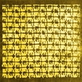 thumbnail image 1 of Ahgly Company Indoor Square Abstract Yellow Contemporary Area Rugs, 5' Square, 1 of 4
