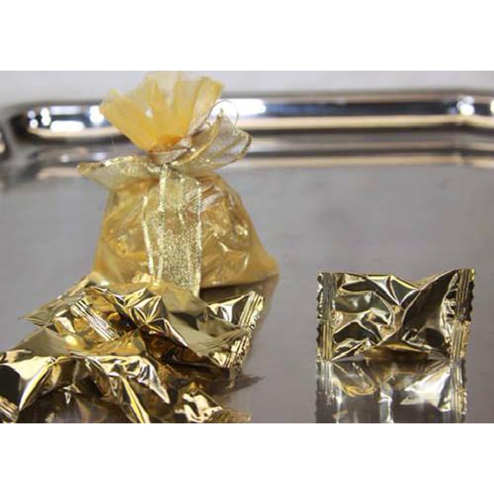 Metallic Gold Butter Mints (50 pieces)