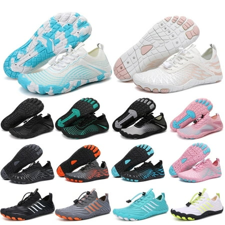 

1Pair Water Shoes Men Women Beach Aqua Shoes Quick Dry Barefoot Upstream Wading Diving Sneakers Outdoor Swimming Training Shoes