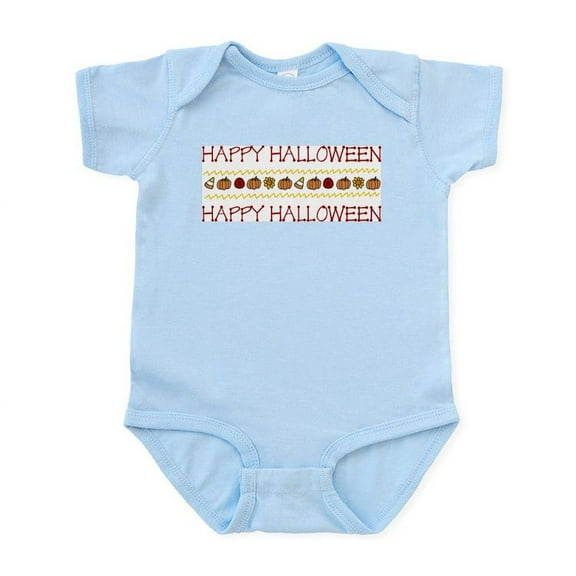 CafePress - Happy Halloween Infant Bodysuit - Baby Light Bodysuit, Size Newborn - 24 Months