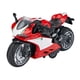 thumbnail image 2 of Motocicleta De Juguete De Plástico De aleación A Escala 1:14 Con Función De Sonido Y Luz Y Mecanismo De retroceso Para Niños., 2 of 7