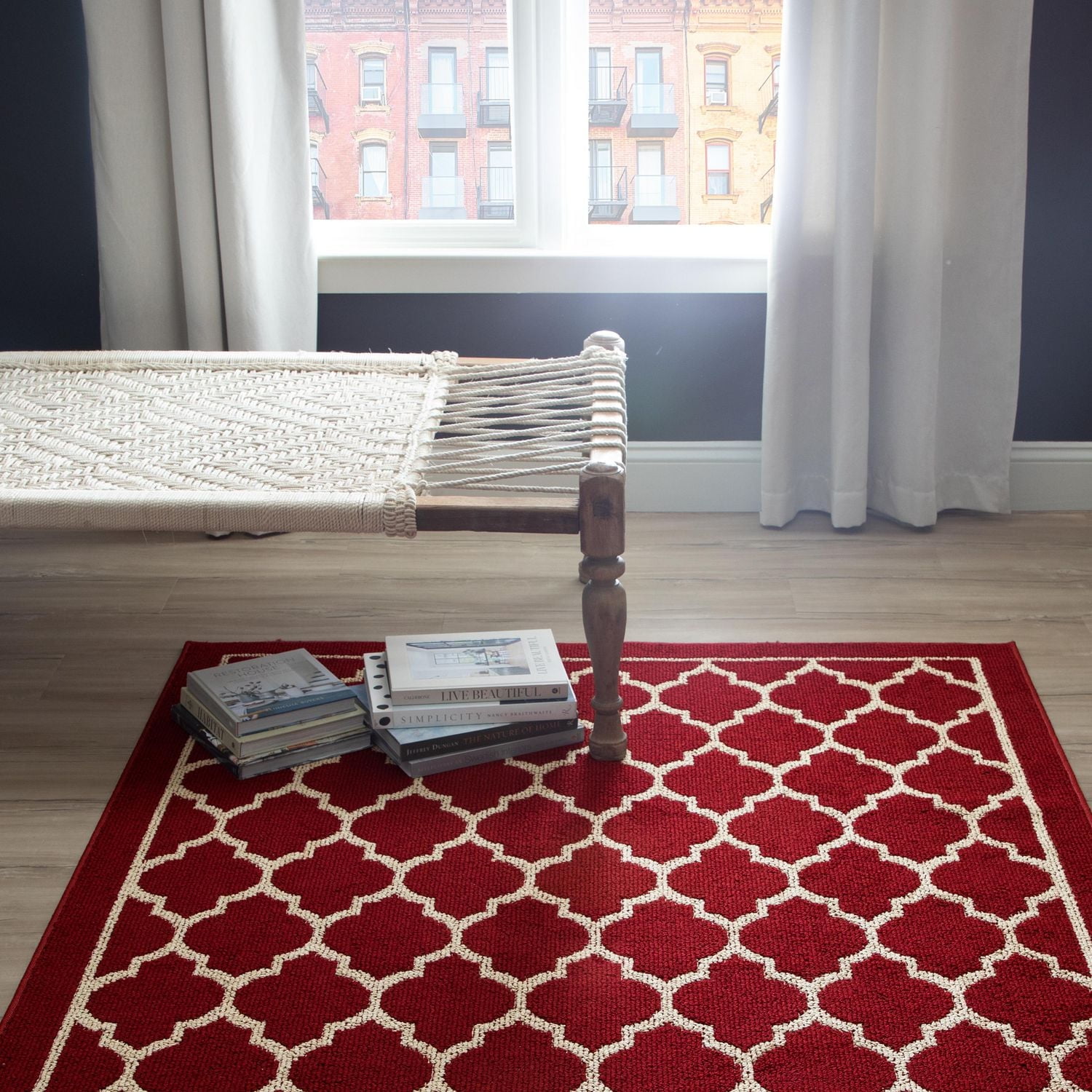 Hometrends Lawson Taupe Polyester Area Rug, Rug 3x4