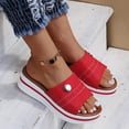 thumbnail image 1 of Sandalias de moda para mujer, zapatillas casuales de suela gruesa para personas de verano perezosas Wmkox8yii hj789, 1 of 6