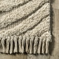 thumbnail image 3 of Riley Textured Shag Area Rug, 9' x 12', Ceagan Cream, 3 of 5