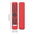 thumbnail image 3 of Case Remoto Silicona para TCL RC716/RC833 Gub1 Cubierta Protectora Remota () Rojo, 3 of 3