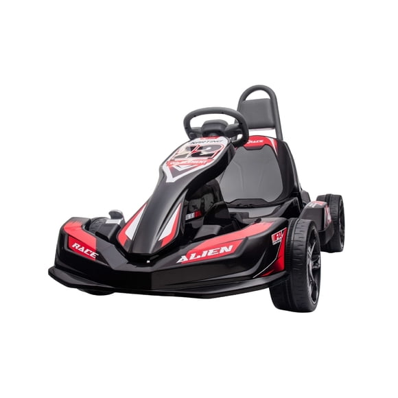 PINGÜE® Montable Eléctrico Niños Tipo Go-Kart | Control Remoto 2.4 GHz | Batería 12V 7AH |8 Km/h | 2 Motores 35W |Luces LED, Música, Radio|