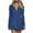 *3-Blue, variant on VBVC Women's Hooded Half-Zip Dress,Ladies Ruffled Mini Dress,Spring and Fall Daily Lounge Outfit For Women,Yellow,Size L