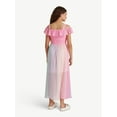 thumbnail image 4 of Justice Girls Pleated Ombre Dress, Sizes XS-XLP, 4 of 7
