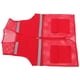 thumbnail image 5 of Chaleco reflectante de malla de alta visibilidad con cremallera y bolsillos, color rojo, para trabajadores de la construcción, para hombres y mujeres, talla XXXL, 5 of 7