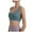 Blue, variant on Women's Racerback Sports Fitness Support Workout Running Bras (White, XL)