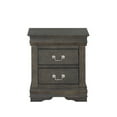 thumbnail image 3 of ACME Louis Philippe Nightstand in Dark Gray, 3 of 8