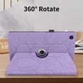 thumbnail image 2 of Funda giratoria de piel sintética para Samsung Galaxy Tab A 8.4" 2020 SM-T307, color morado, 2 of 7