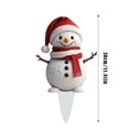 thumbnail image 2 of Card Slot Insert Christmas Snowman Ground Stake Art for Colorful Yard Decorations, 2 of 3