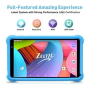 7inch Zeepad Multiple Touch Screen Dual Camera WIFI Bluetooth Tablet- Blue