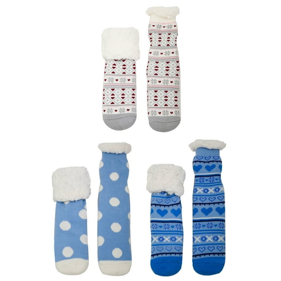 BambooMN Thermal Fleece Lined Socks - 3prs, A7