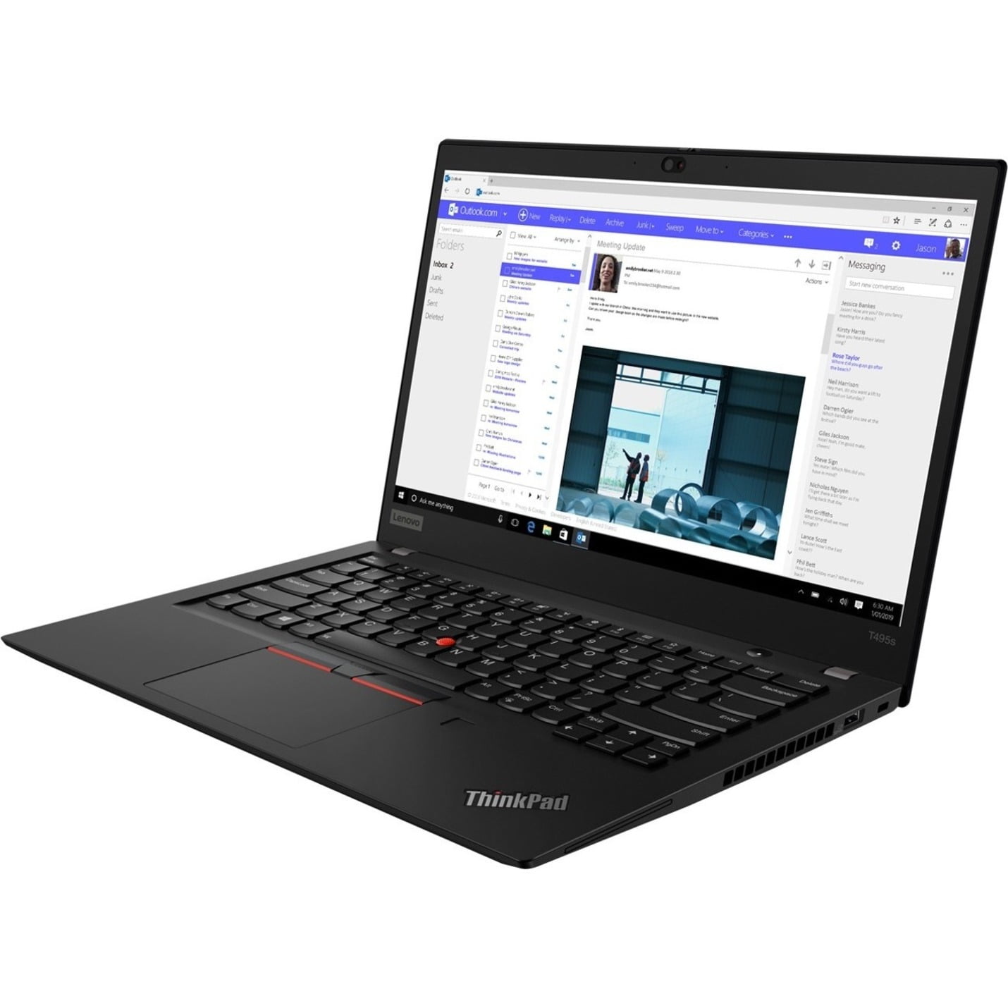 Lenovo ThinkPad 14" Full HD Laptop, AMD Ryzen 7 3700U, 512GB SSD