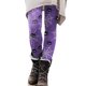 thumbnail image 1 of Gibobby Running Pantalones deportivos Yoga Leggings con estampado Halloween para mujer Leggings elásticos pantalones casuales botas pantalones（Morado， M), 1 of 5